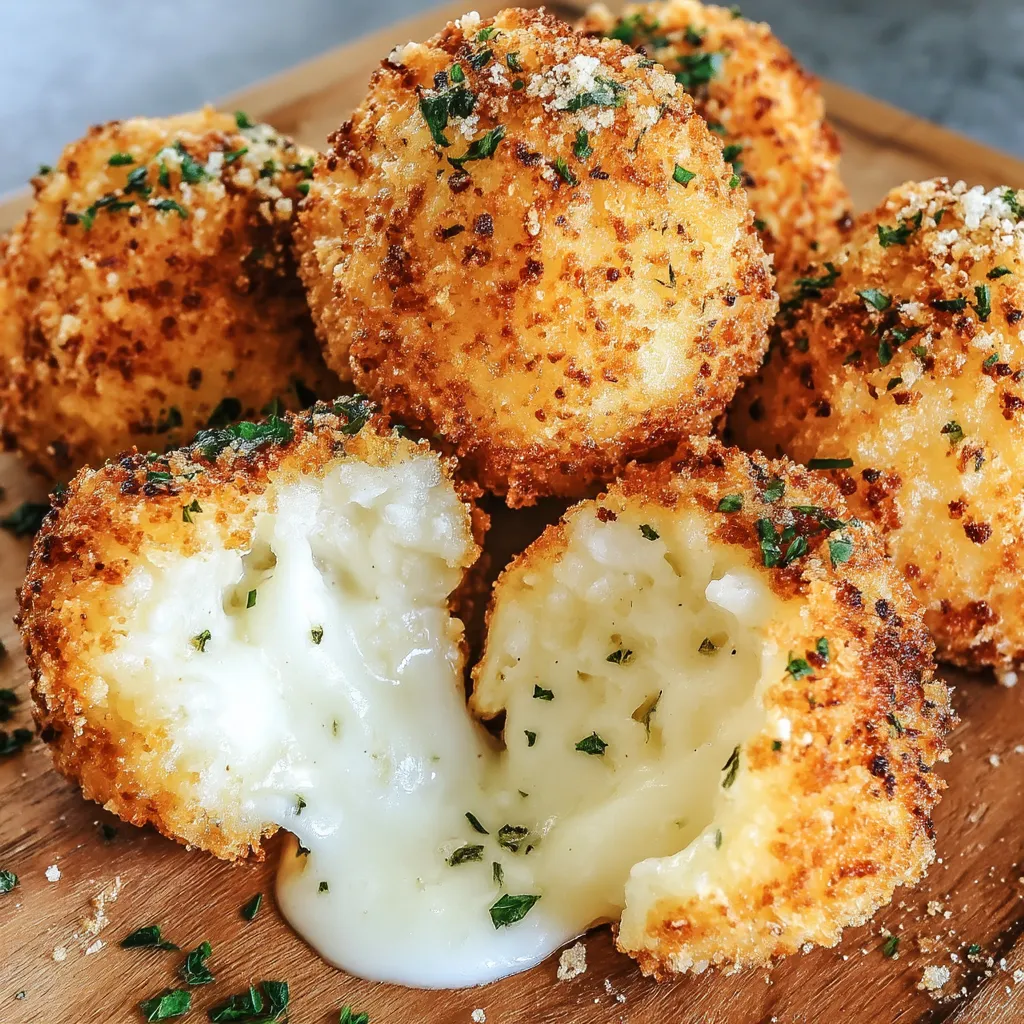 Air Fryer Cheesy Mashed Potato Balls