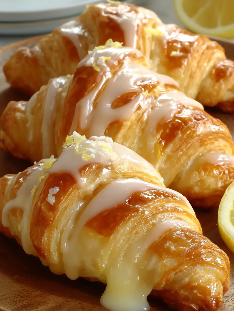 Lemon Cheesecake Crescent Rolls