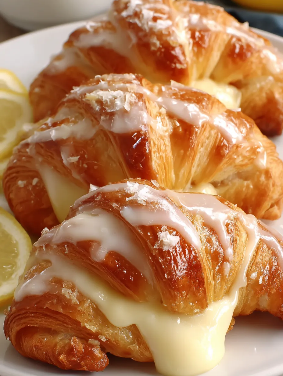 Lemon Cheesecake Crescent Rolls