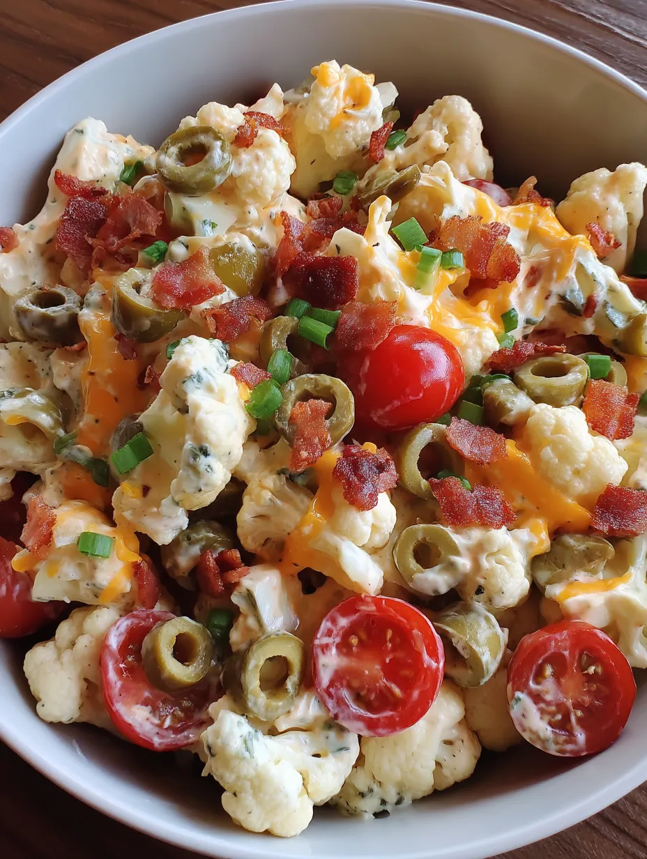 Ranch Cauliflower Salad