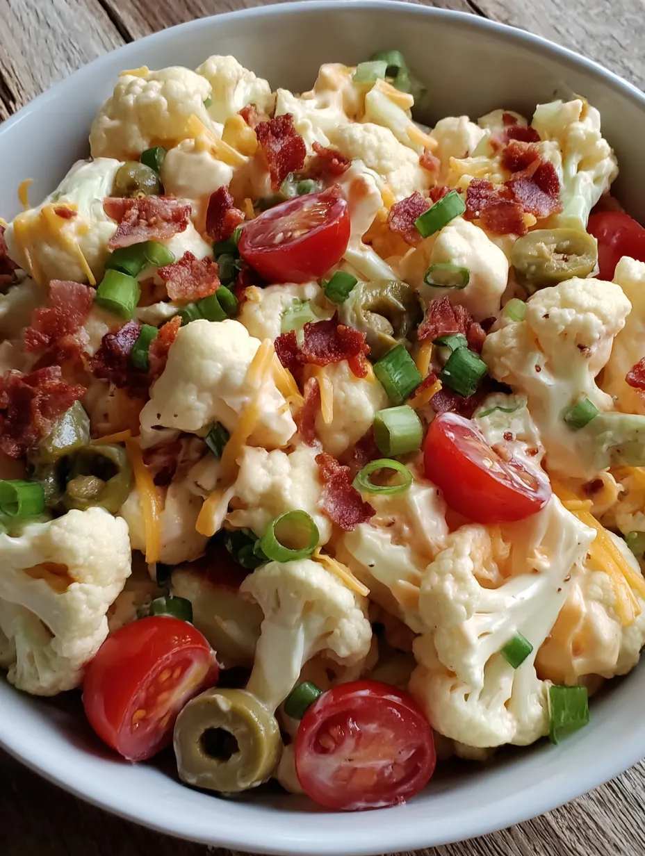 Ranch Cauliflower Salad