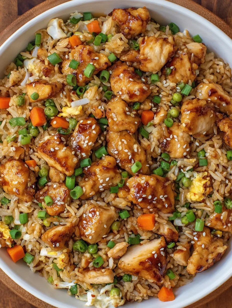 Bang Bang Chicken Fried Rice