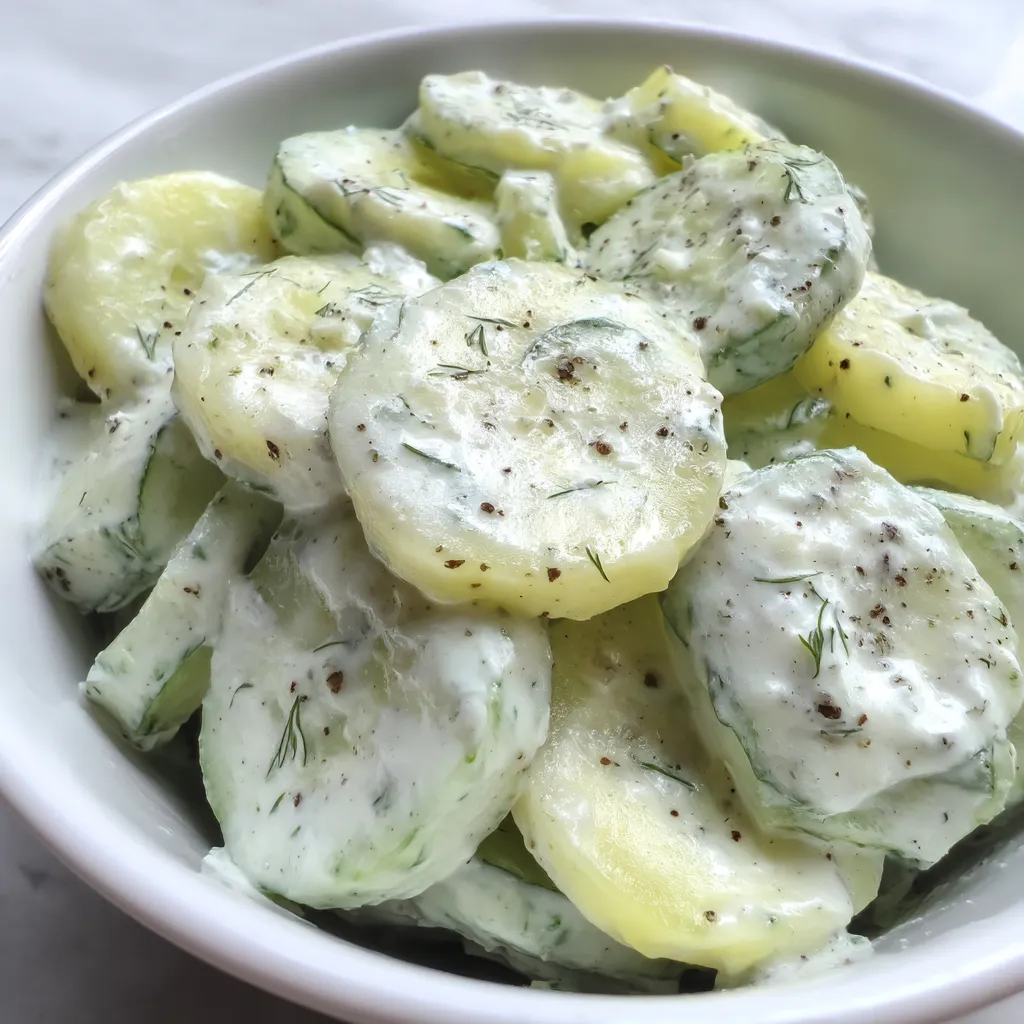 Creamy Cucumber Salad