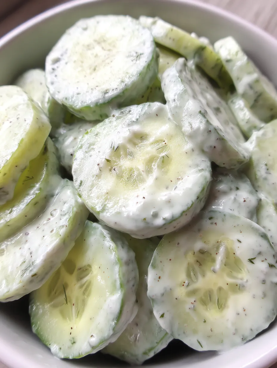 Creamy Cucumber Salad