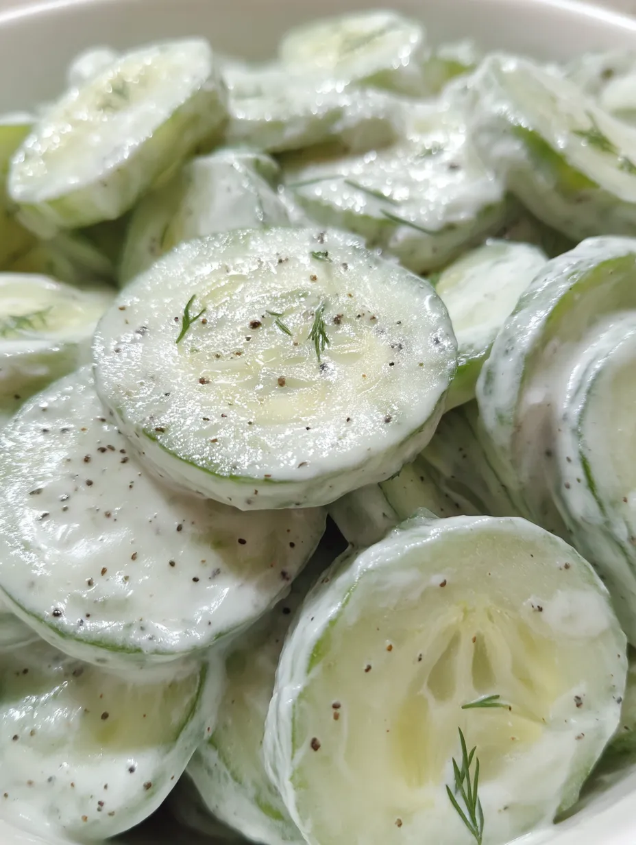 Creamy Cucumber Salad