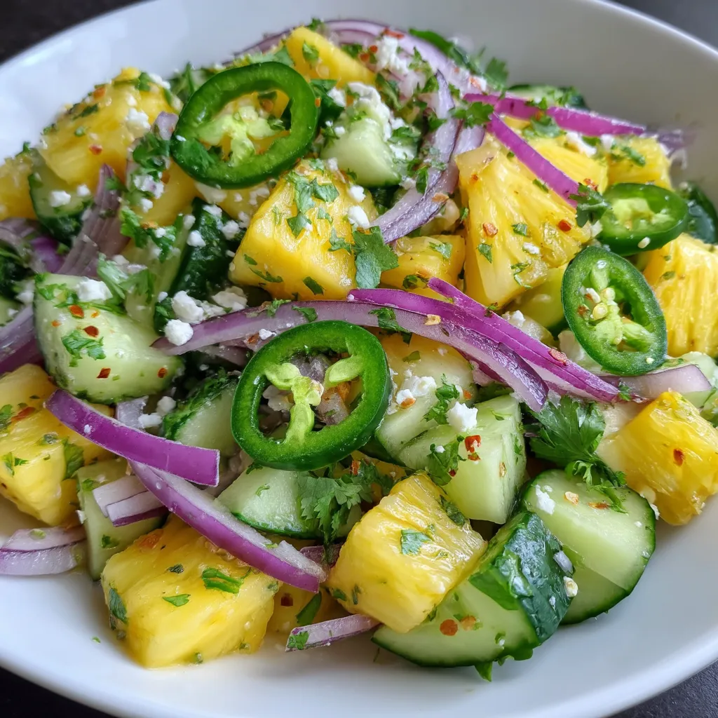 Pineapple Cucumber Salad