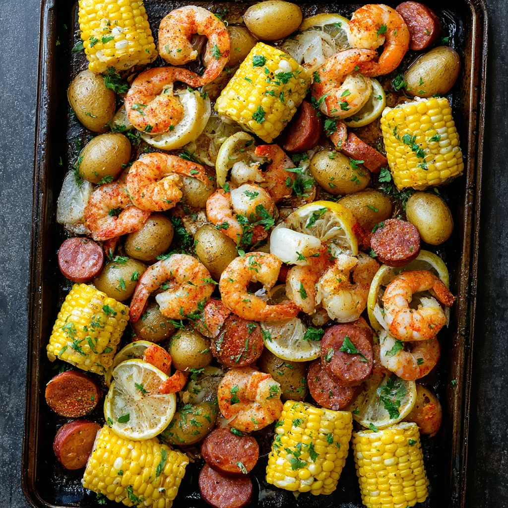 Sheet Pan Shrimp Boil