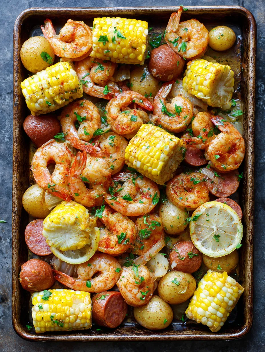 Sheet Pan Shrimp Boil