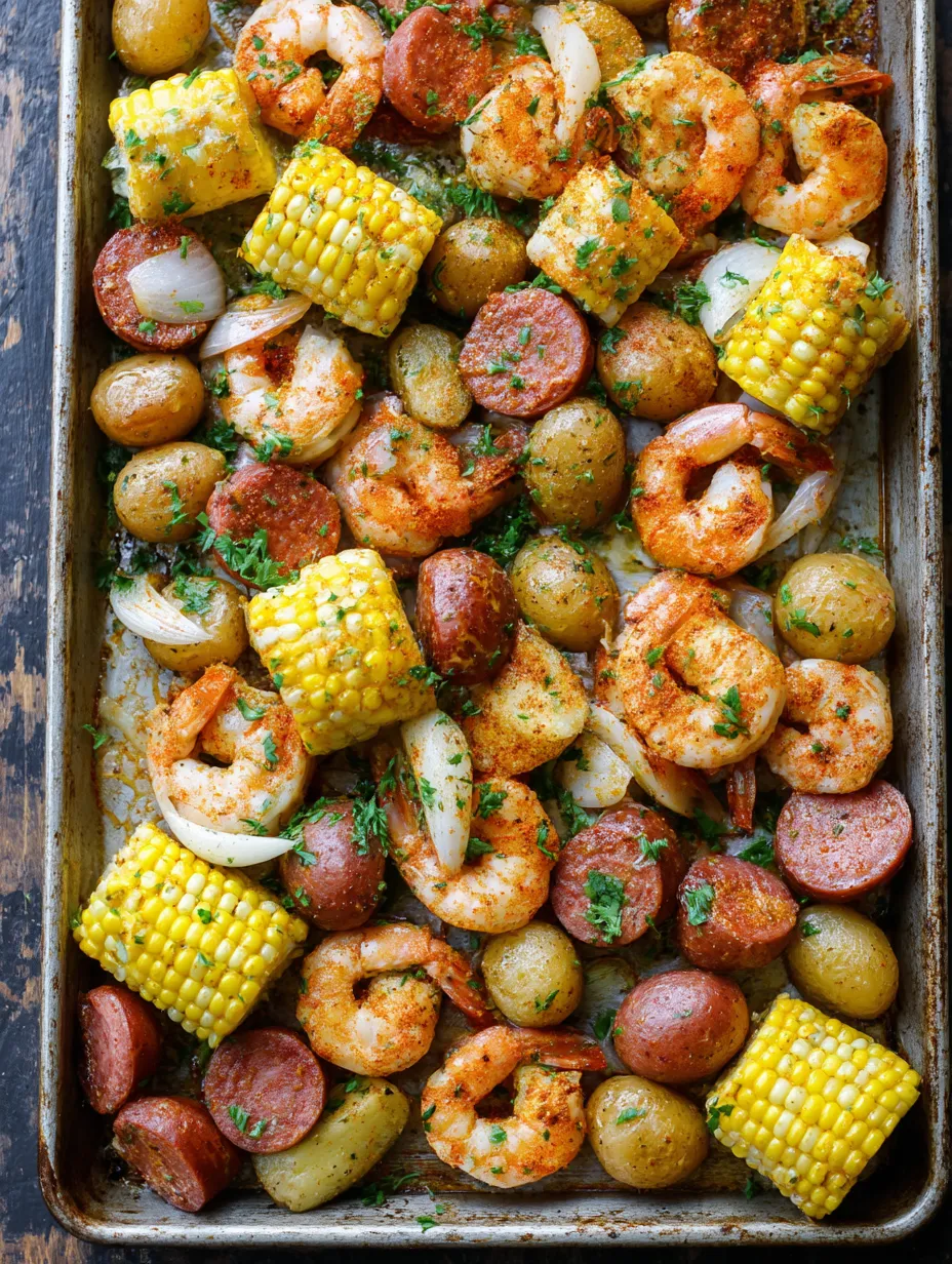 Sheet Pan Shrimp Boil