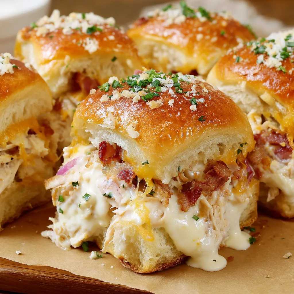 Chicken Bacon Ranch Pull Apart Rolls