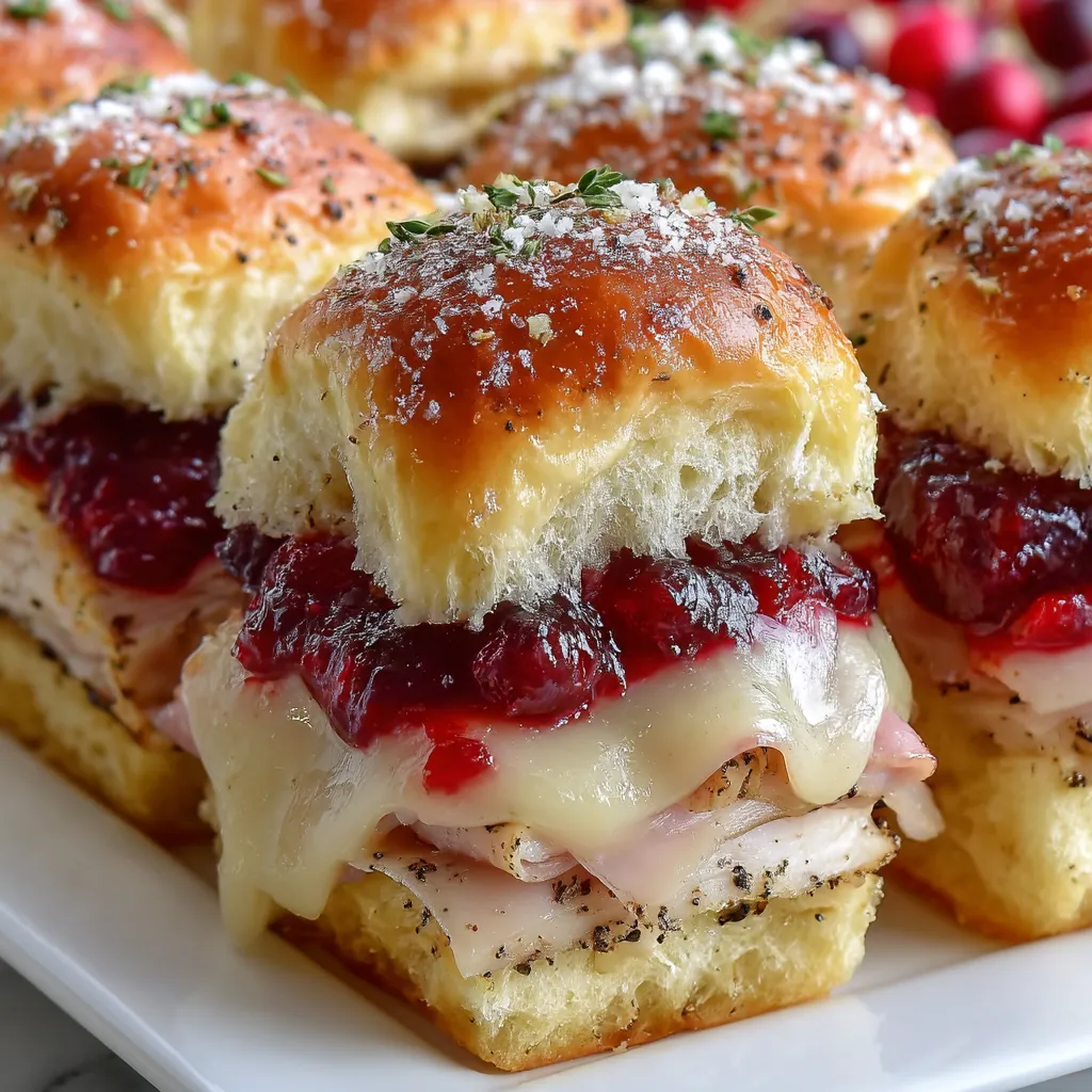 CRANBERRY TURKEY SLIDERS
