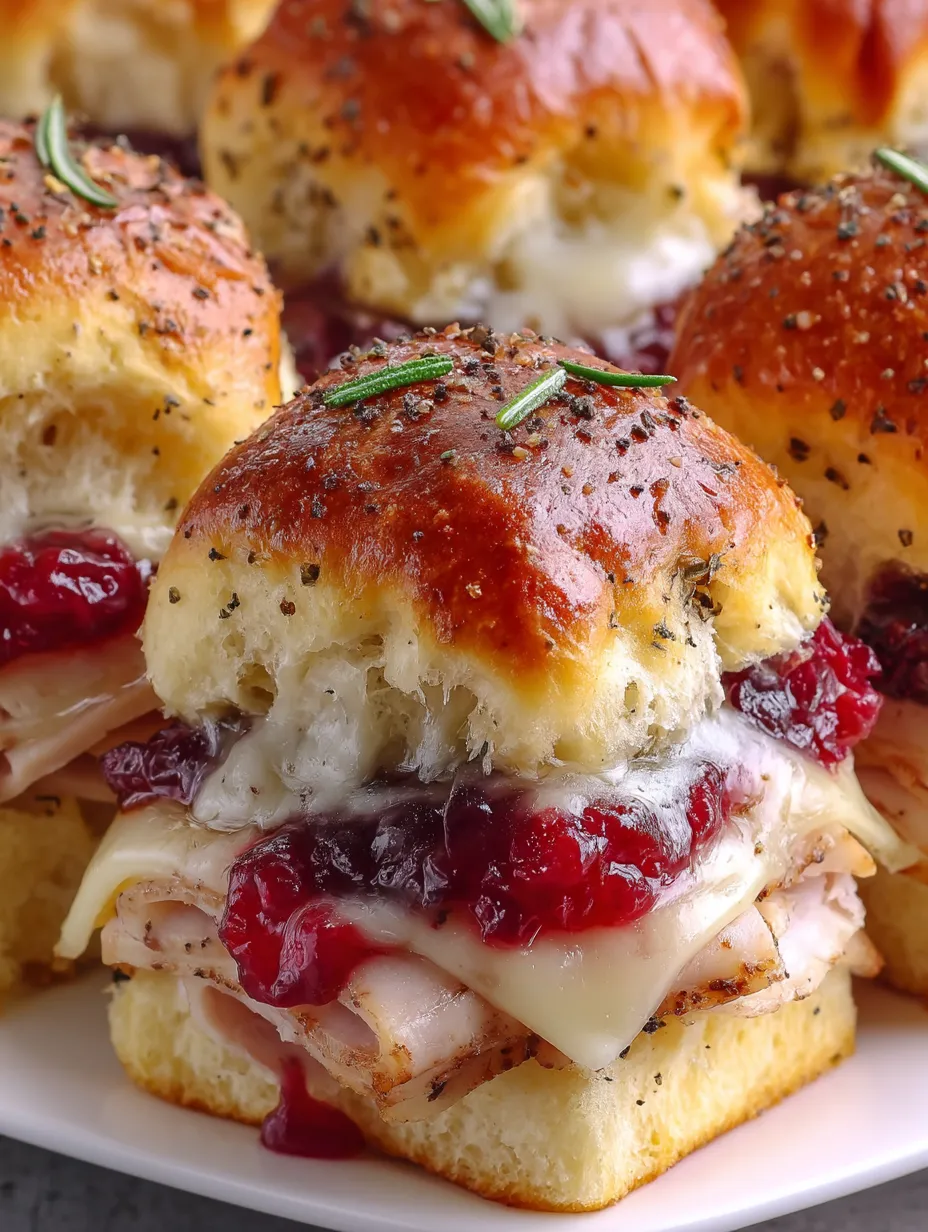 CRANBERRY TURKEY SLIDERS