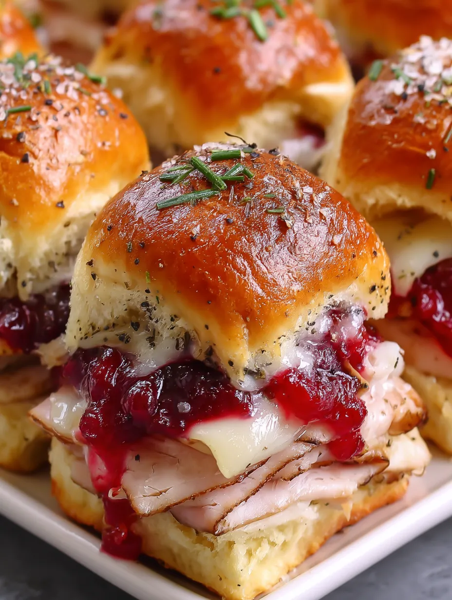 CRANBERRY TURKEY SLIDERS
