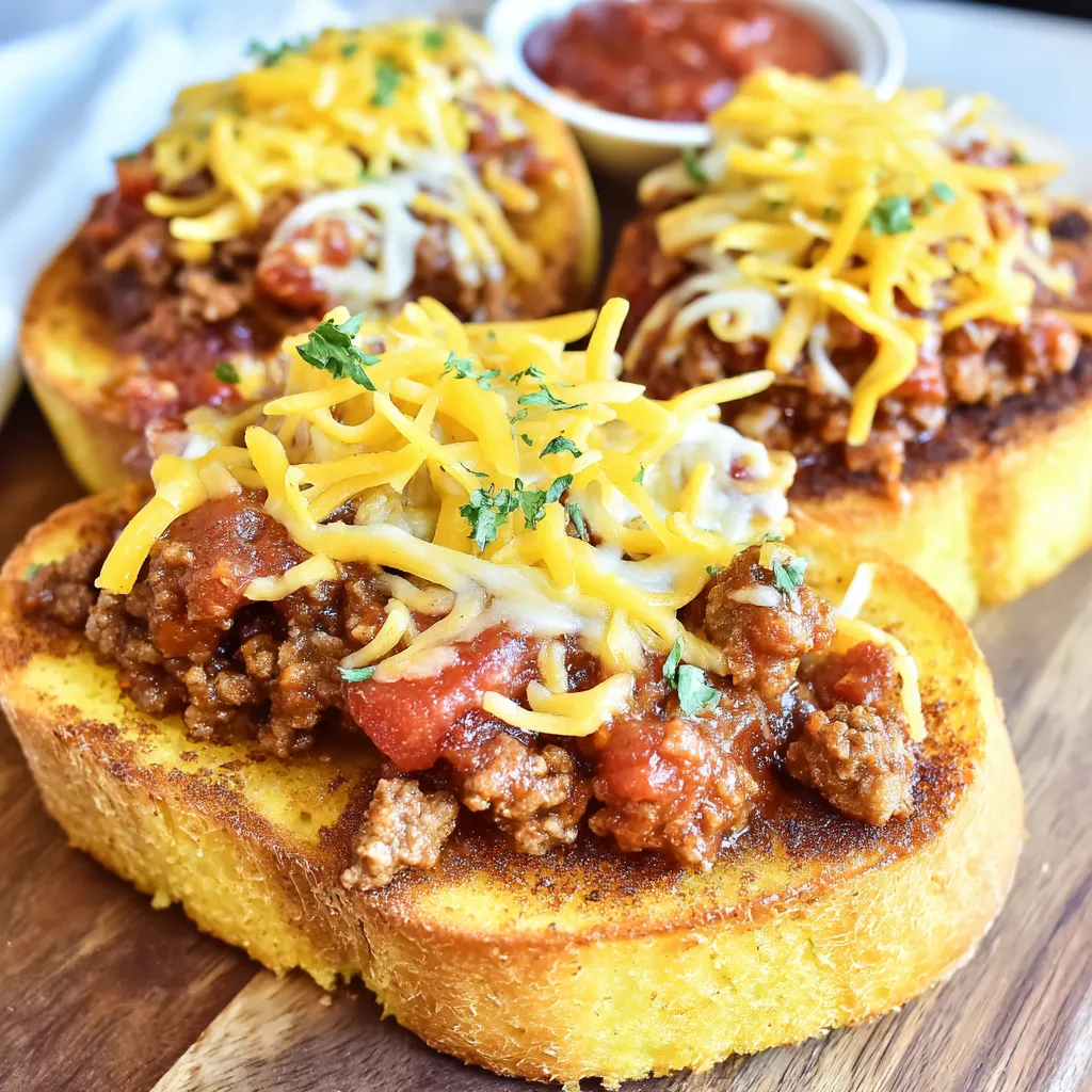 Texas Toast Sloppy Joes