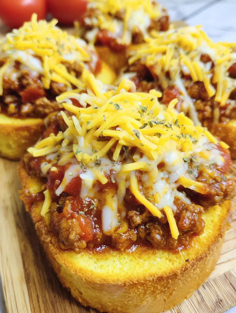 Texas Toast Sloppy Joes