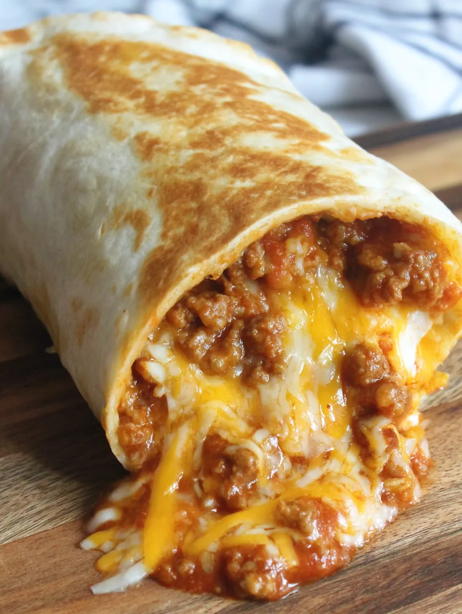 Copycat Taco Bell Chili Cheese Burrito