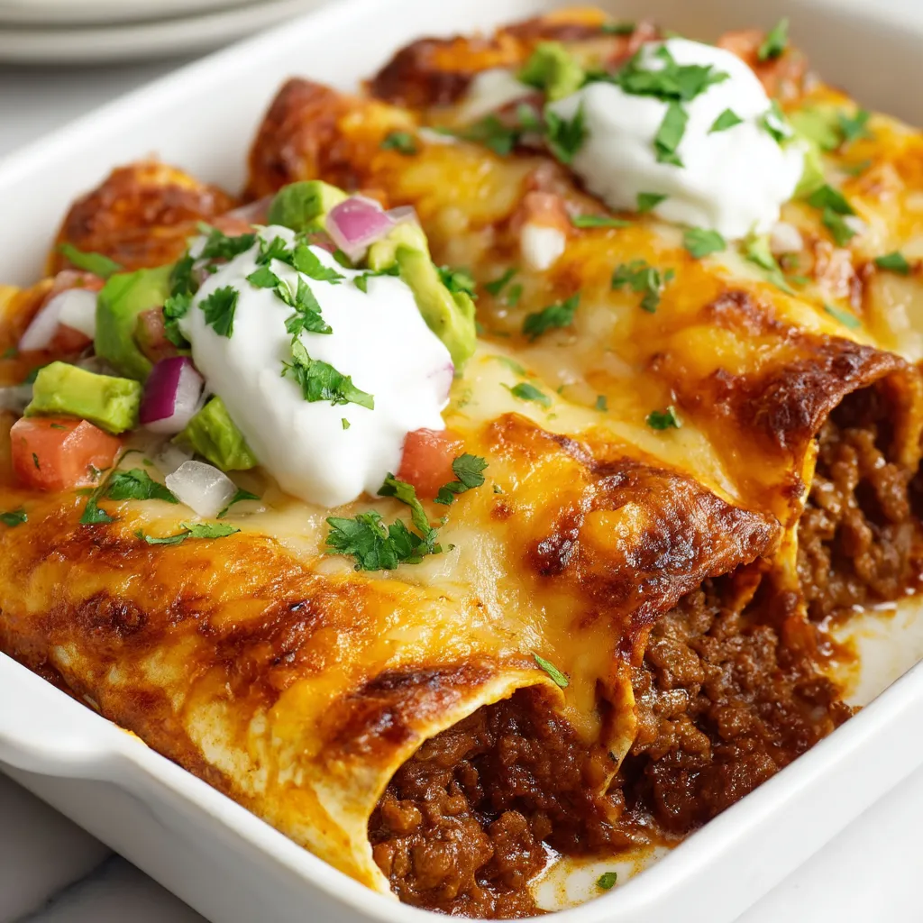 Beef Enchiladas