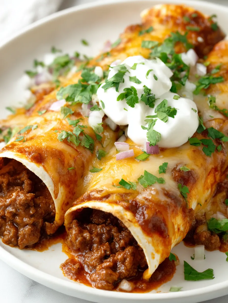 Beef Enchiladas