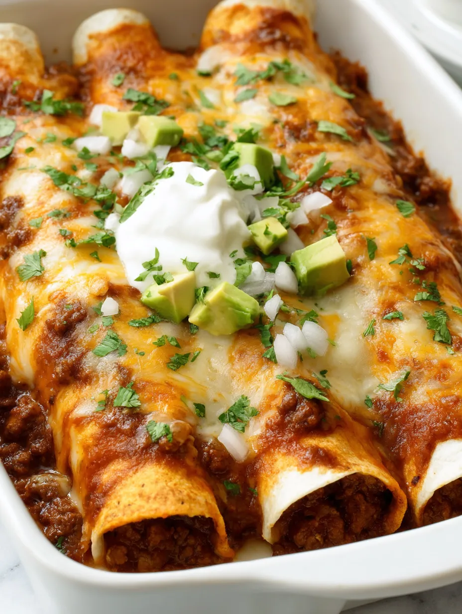 Beef Enchiladas