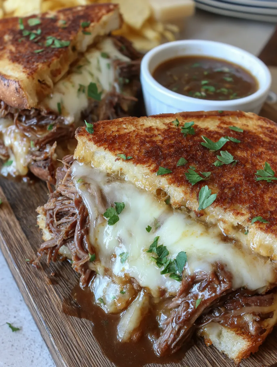 Copycat Disneyland Beef Birria Grilled Cheese Sandwich