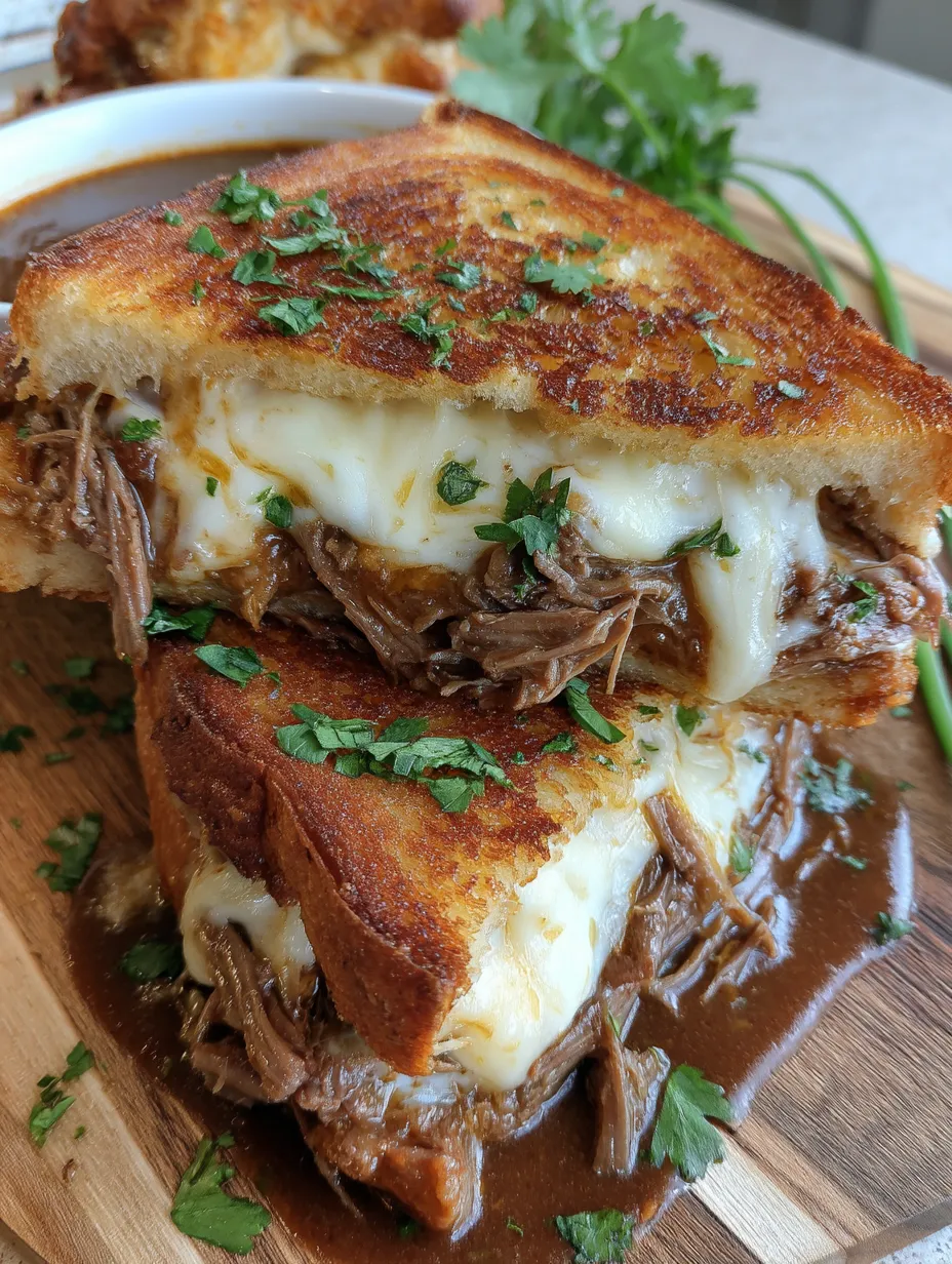 Copycat Disneyland Beef Birria Grilled Cheese Sandwich