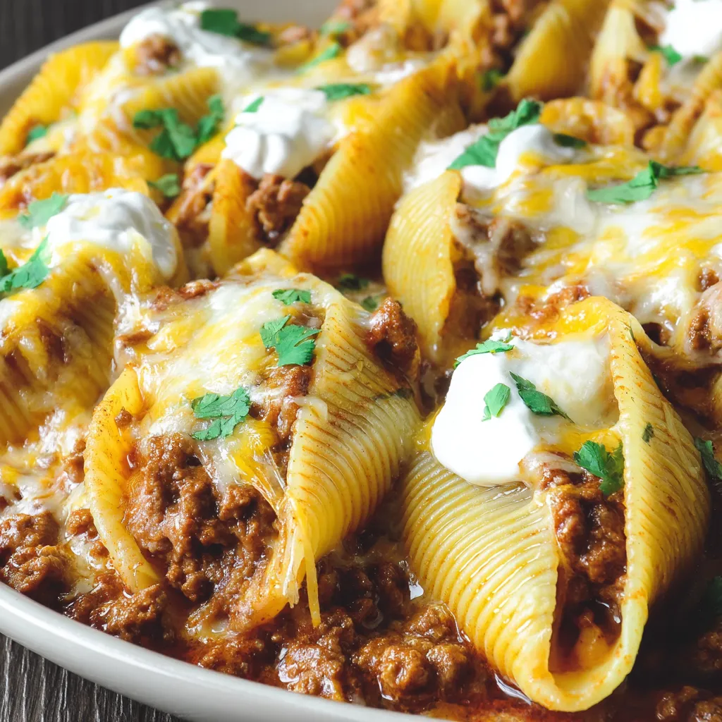 Taco Stuffed Shells