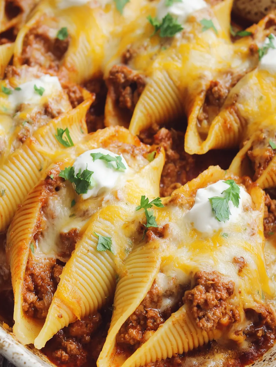 Taco Stuffed Shells