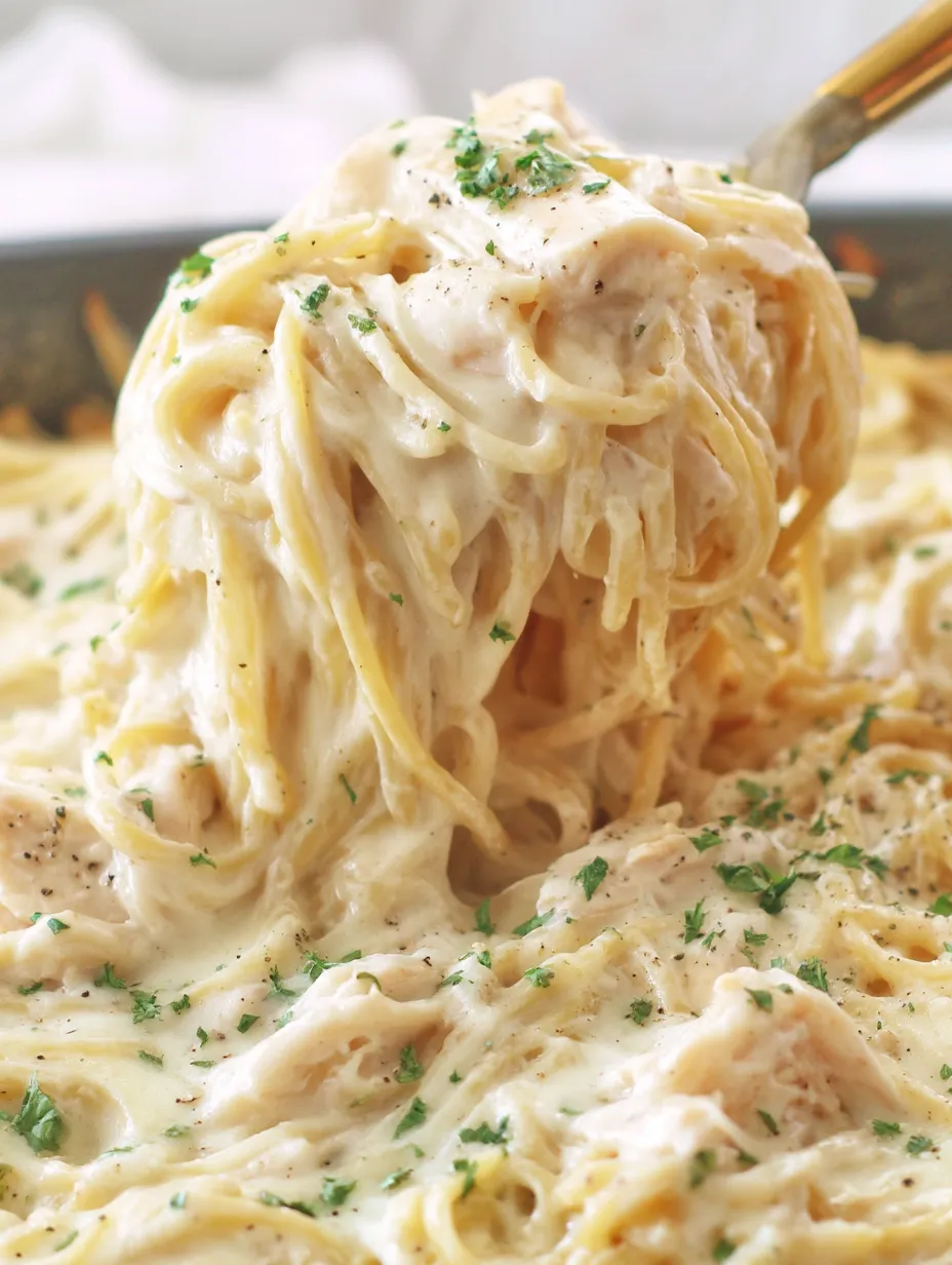 Ranch Chicken Spaghetti