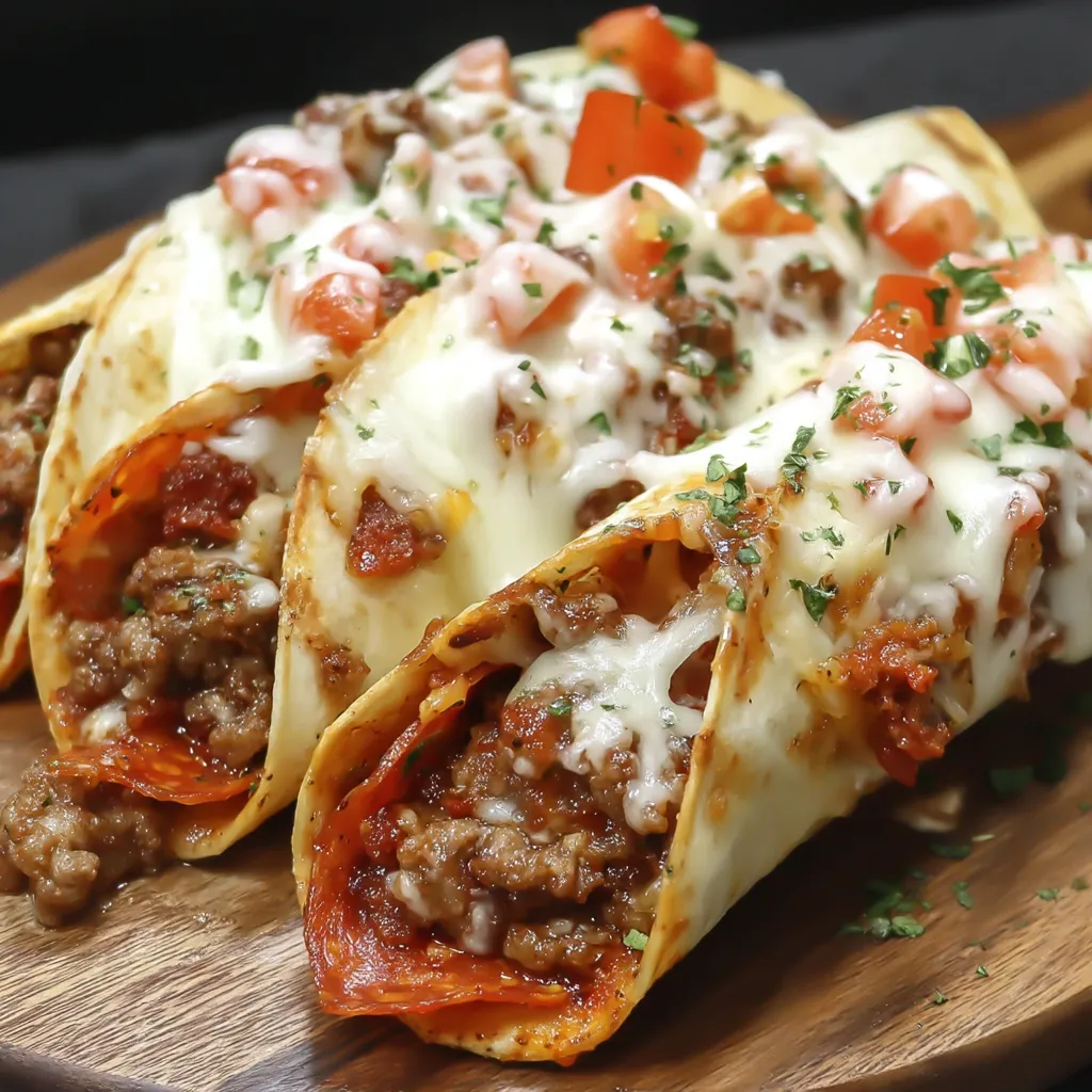 Meat Lovers Pizza Tacos