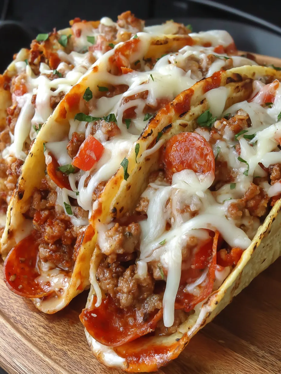 Meat Lovers Pizza Tacos