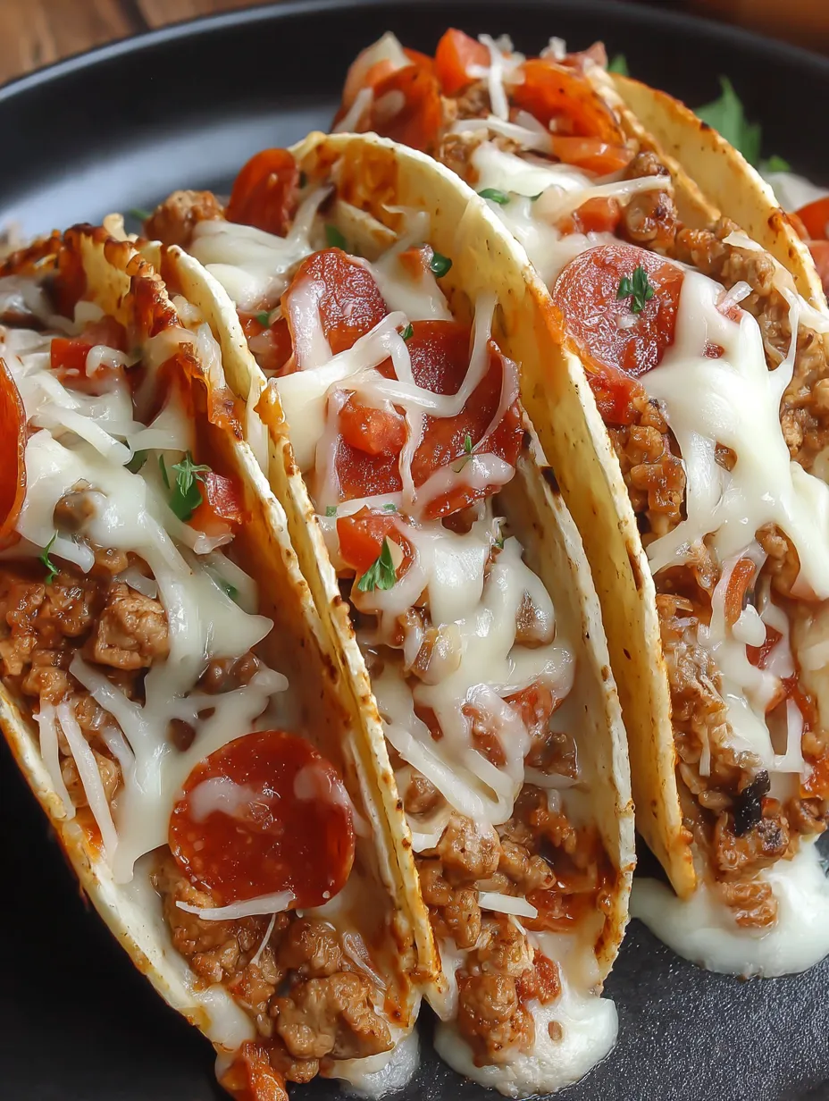 Meat Lovers Pizza Tacos