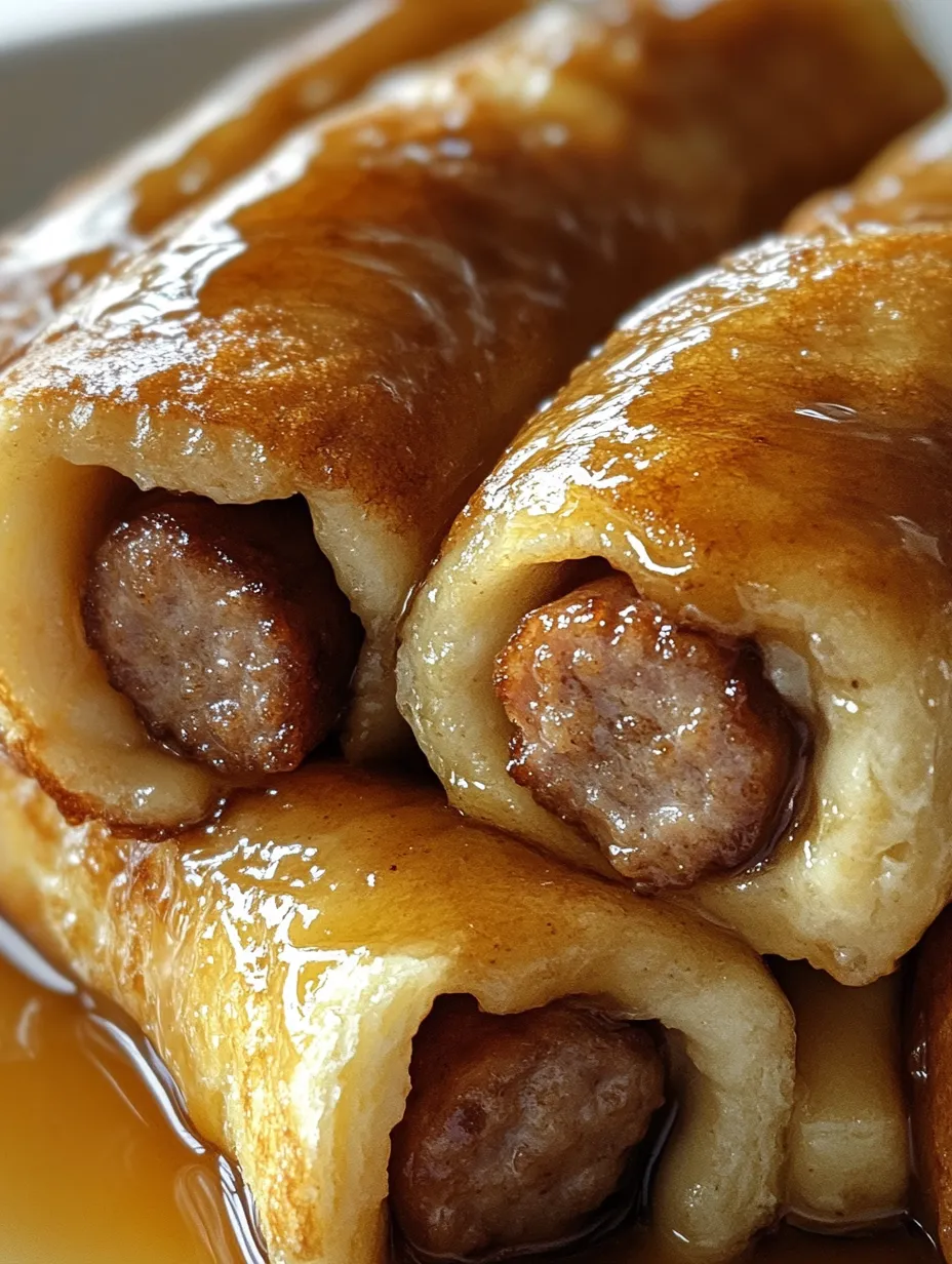 Sausage French Toast Roll-Ups