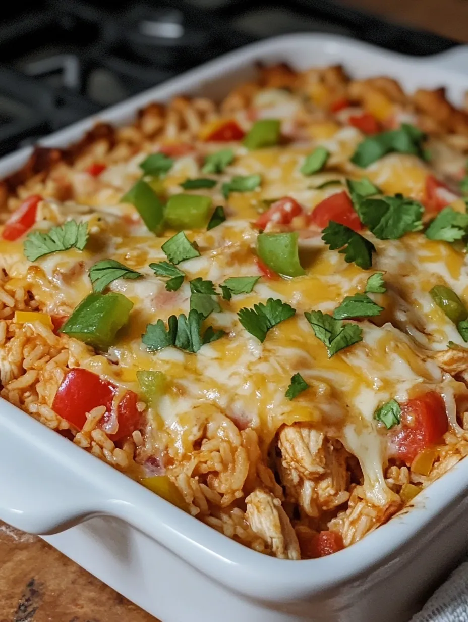 Fajita Chicken Casserole