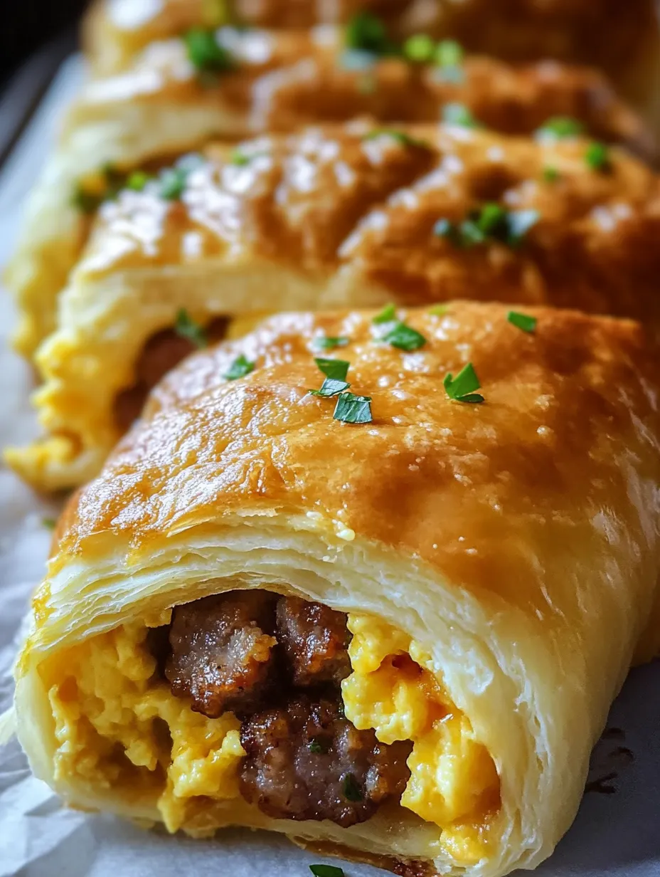 Sausage Egg & Cheese Roll-Ups