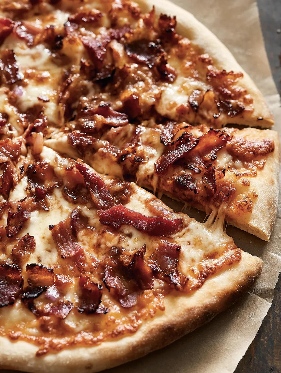 Barbecue Bacon Pizza
