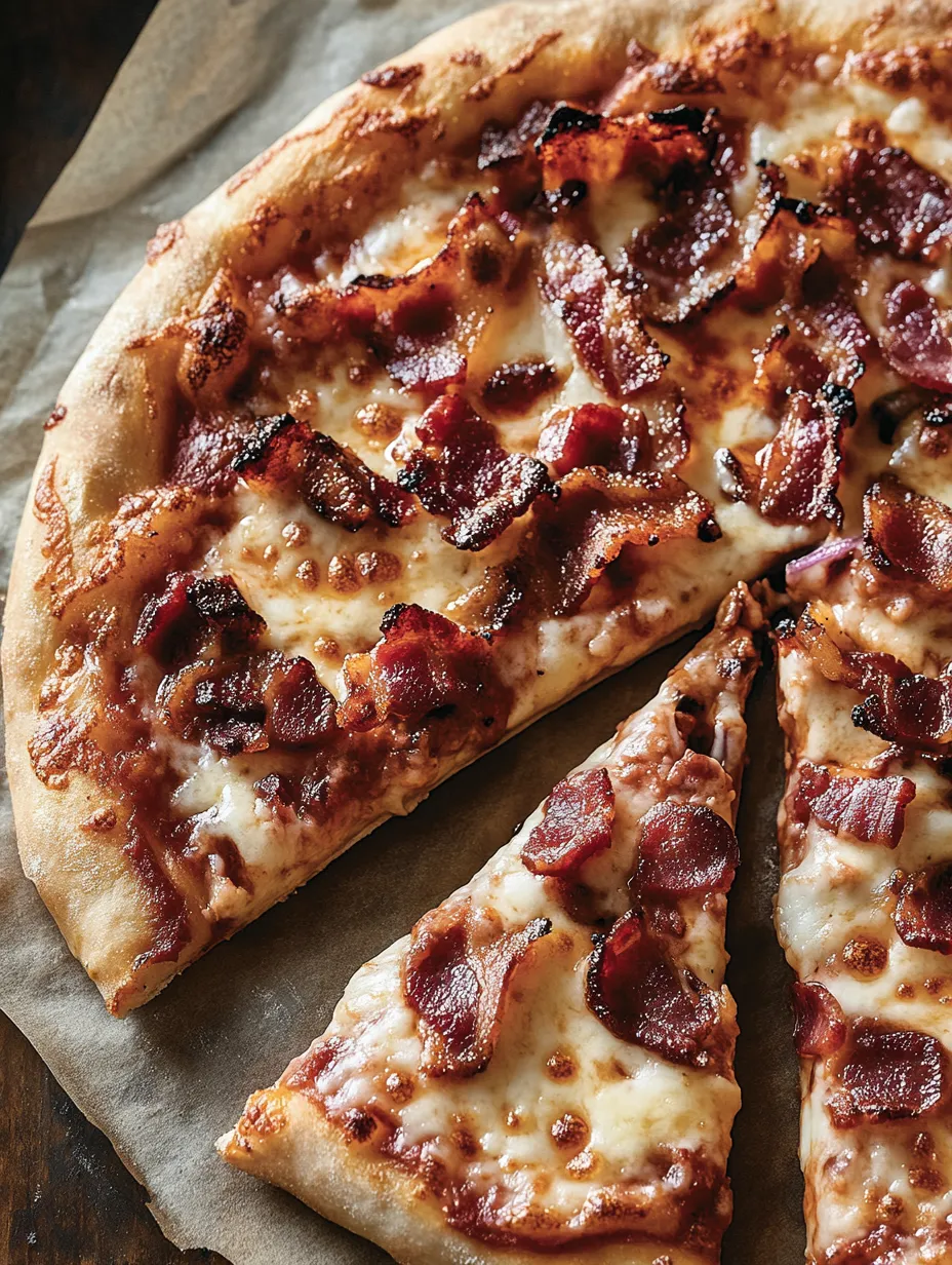 Barbecue Bacon Pizza