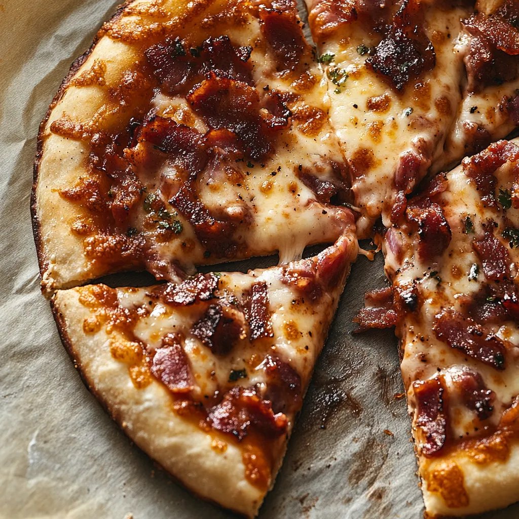 Barbecue Bacon Pizza
