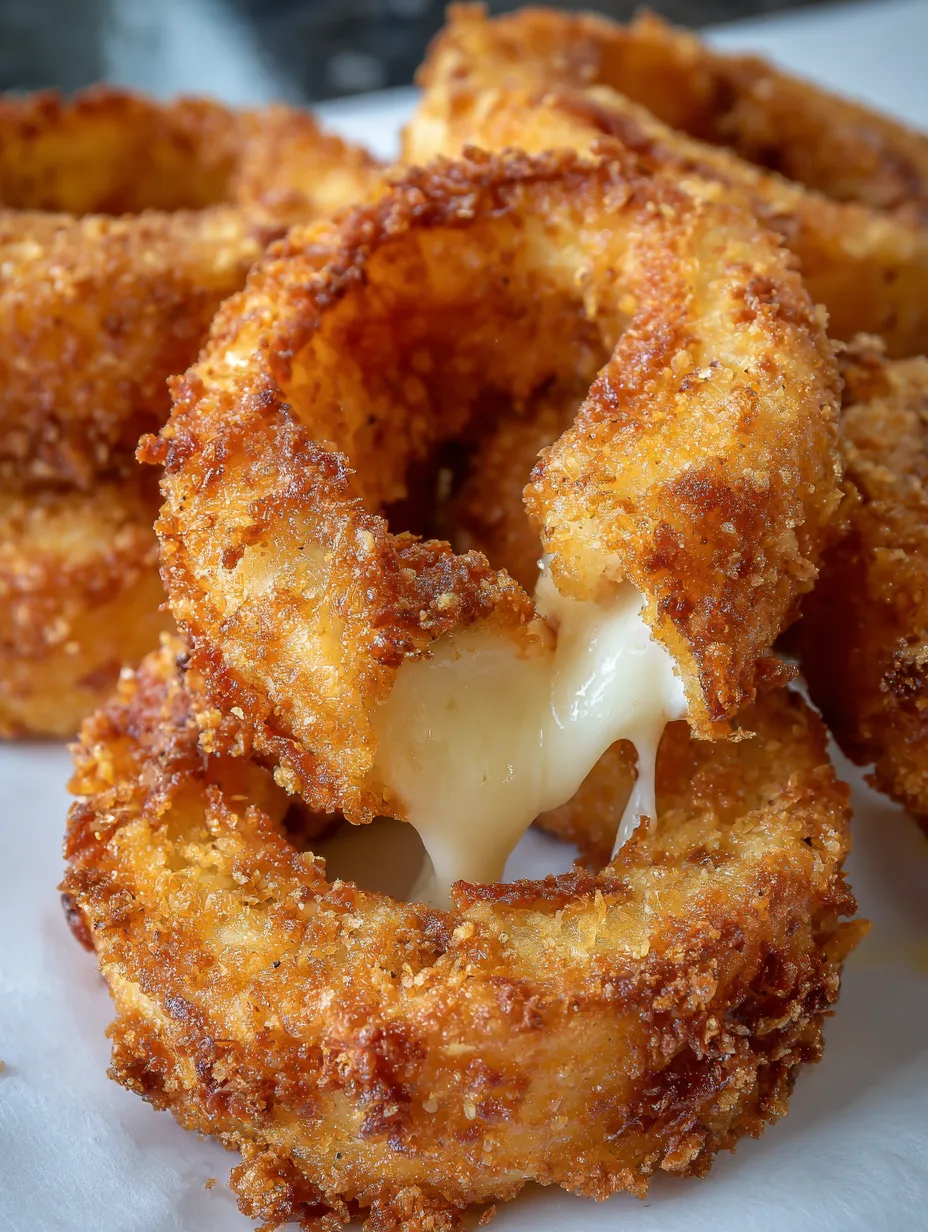Cheesy Onion Rings