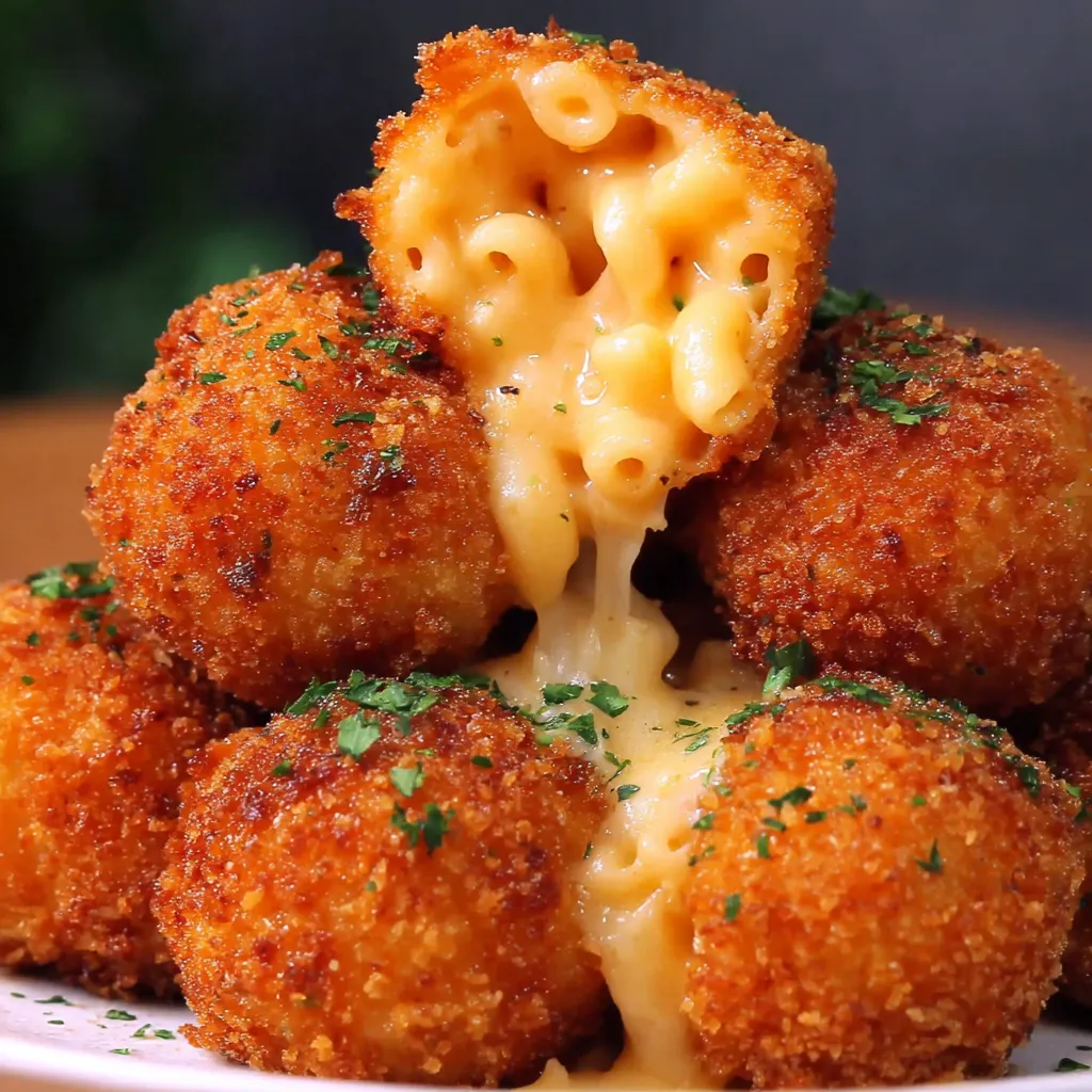 Crispy Fried Mac and Cheese Balls