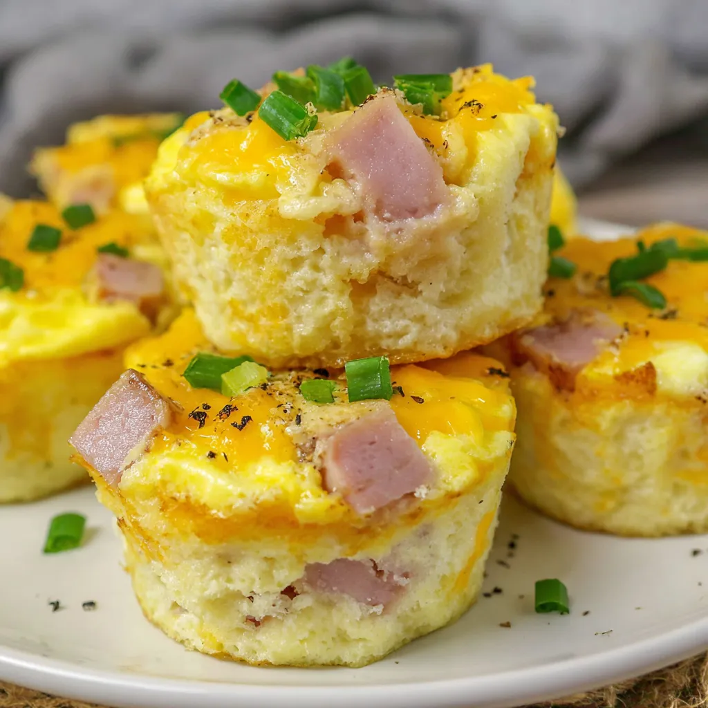 Ham and Cheese Egg Muffins