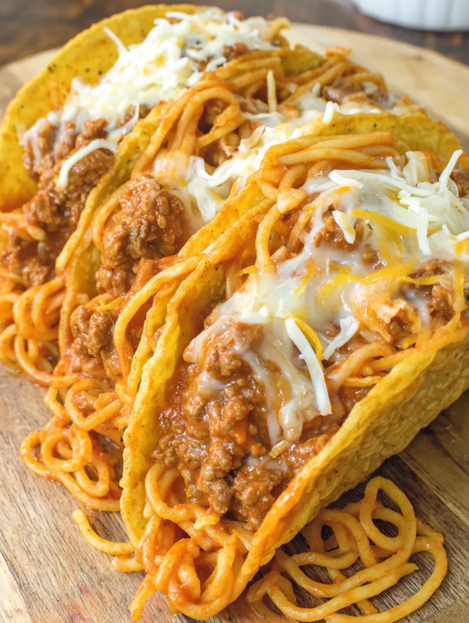 Spaghetti Tacos
