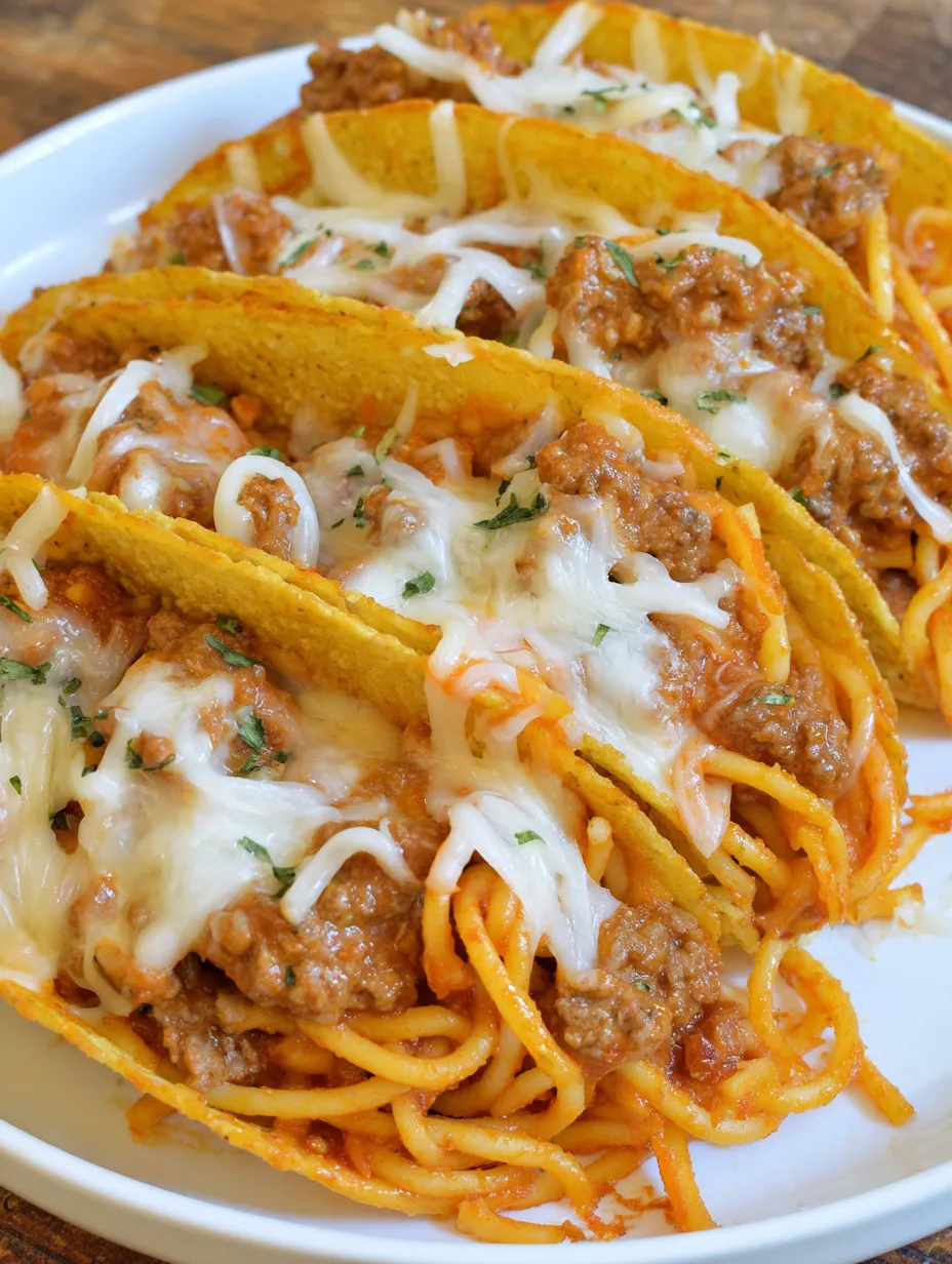 Spaghetti Tacos