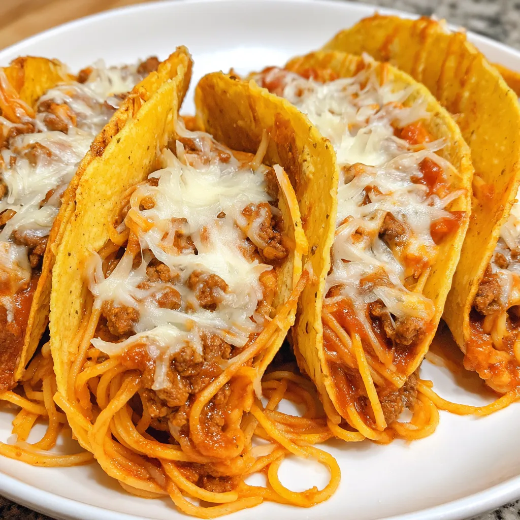 Spaghetti Tacos
