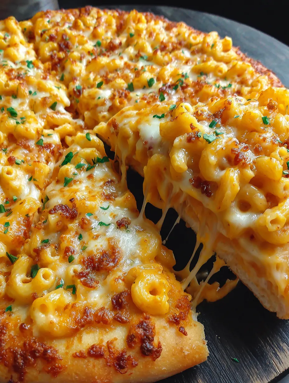 Macaroni and Cheese Pizza Recipe