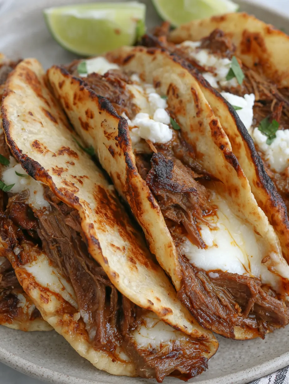 Birria Tacos with Consomme