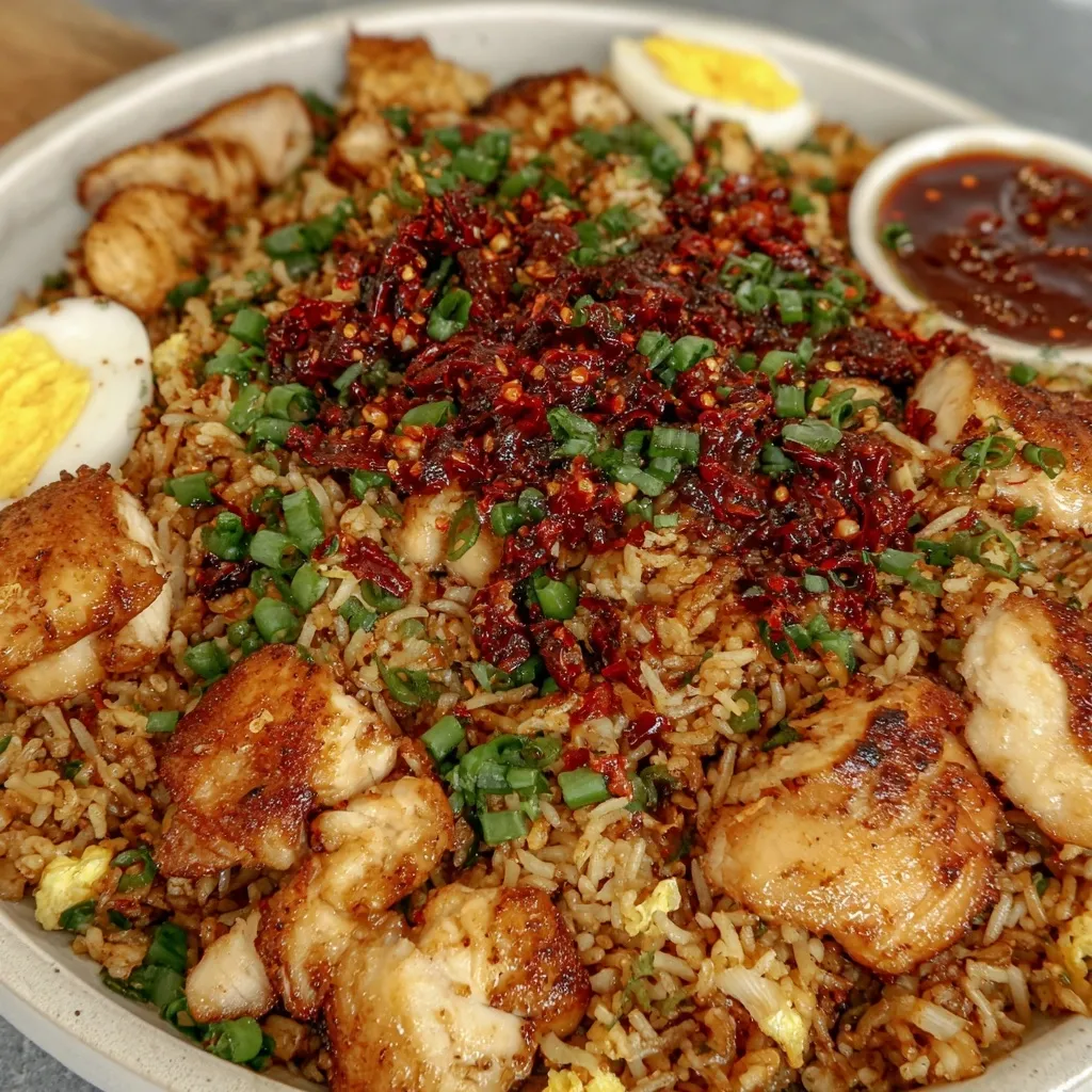 BBQ Chicken Fried Rice