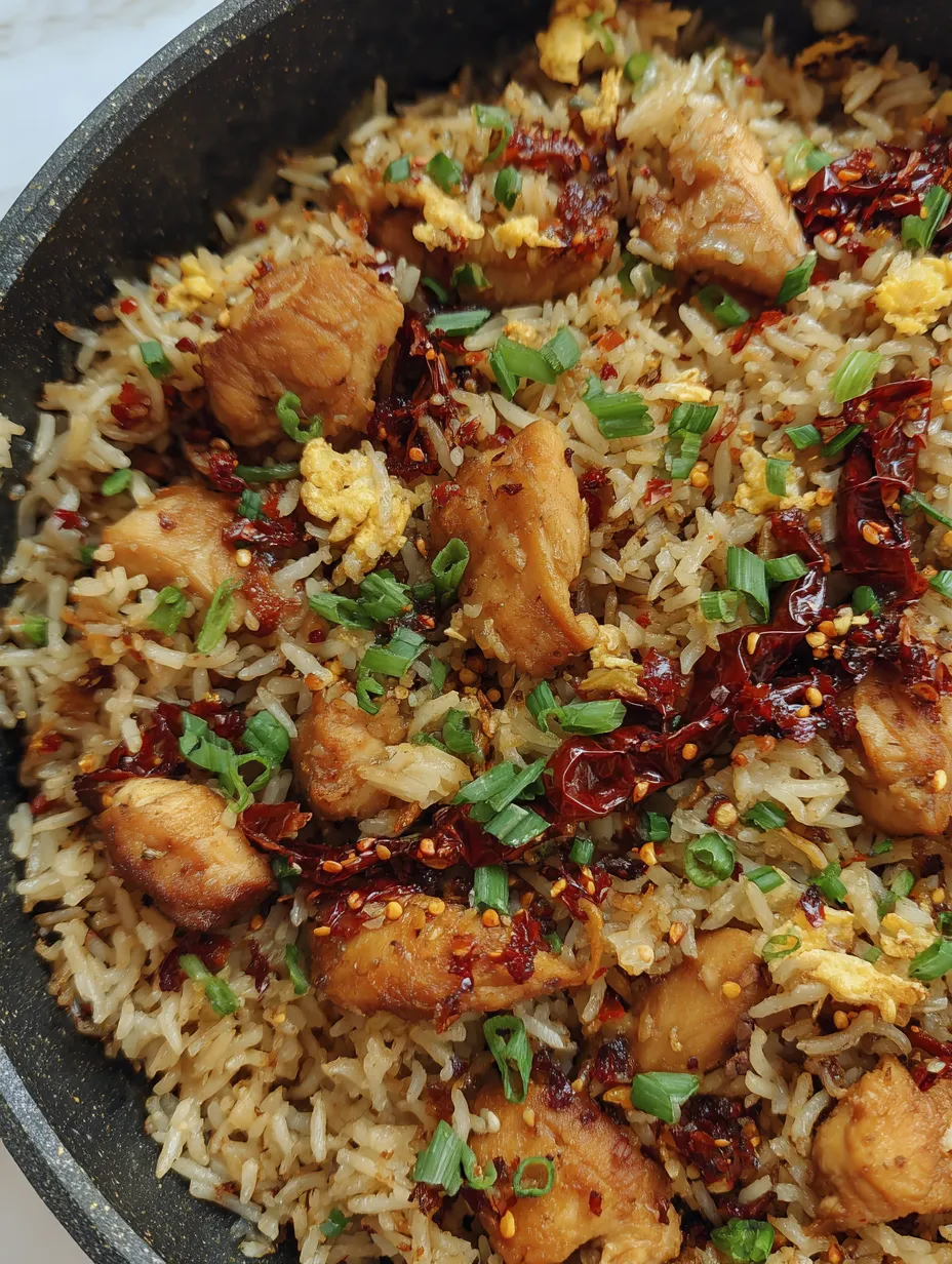 BBQ Chicken Fried Rice