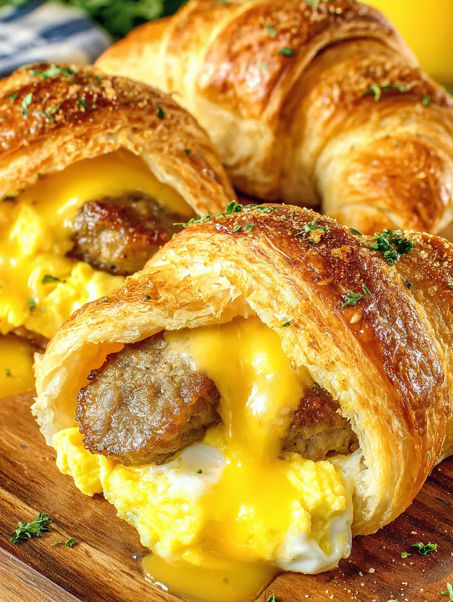 Breakfast Crescent Rolls