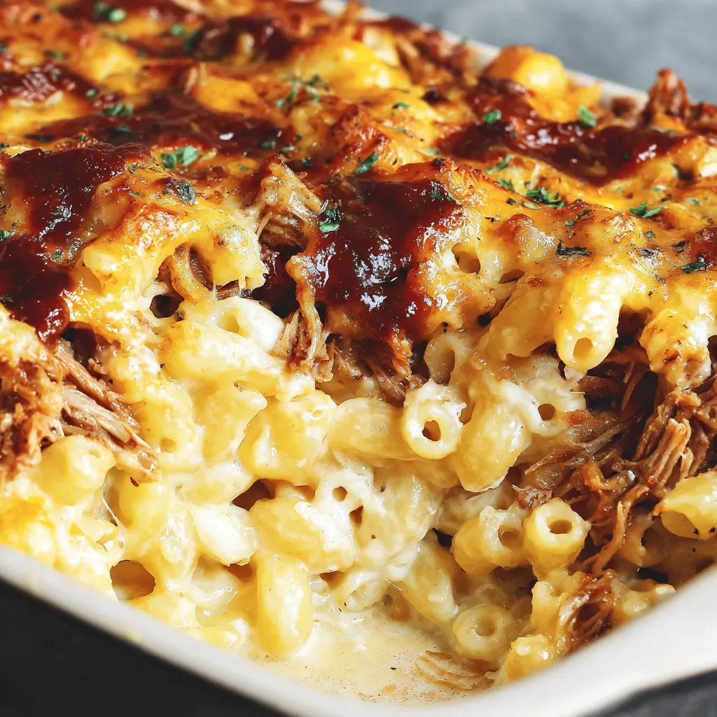 Pulled Pork Mac and Cheese
