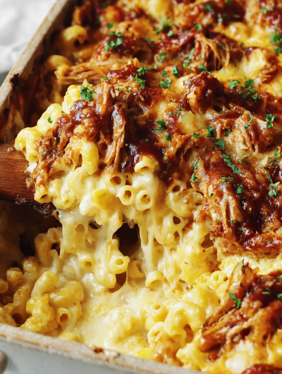 Pulled Pork Mac and Cheese